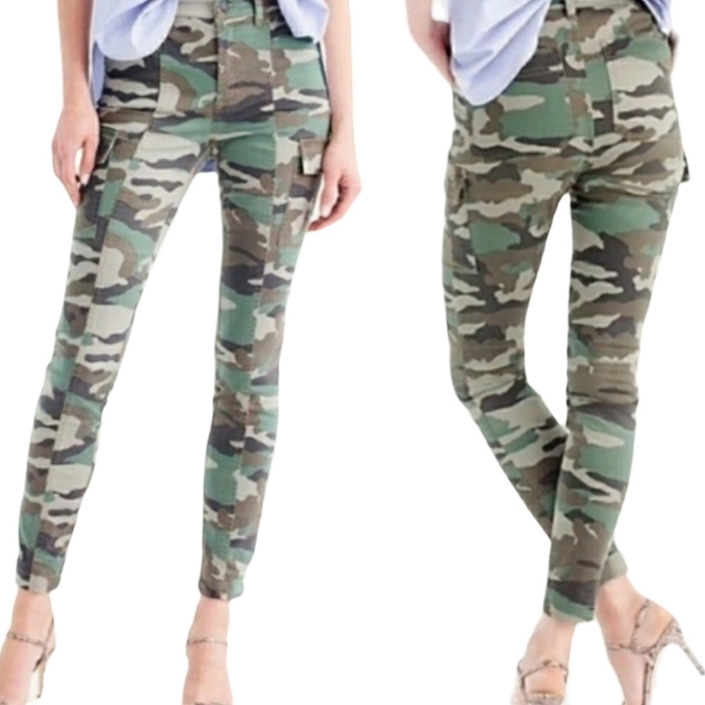 J.Crew Camo Print Skinny Jeans